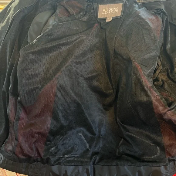 Wilsons leather motorcycle jacket - Picture 5 of 7